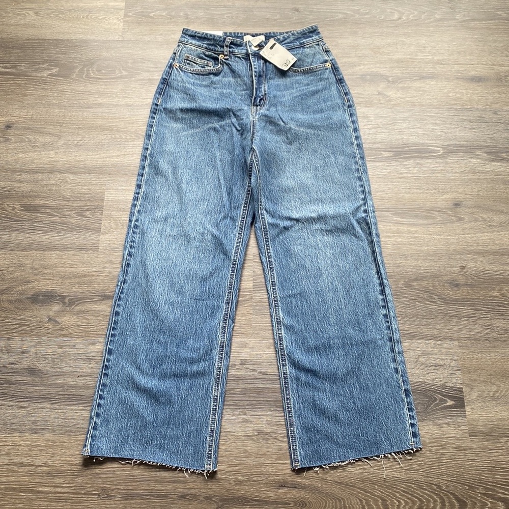 NWT | H&M | Jeans (High Waist, Wide Leg, Ankle Length)